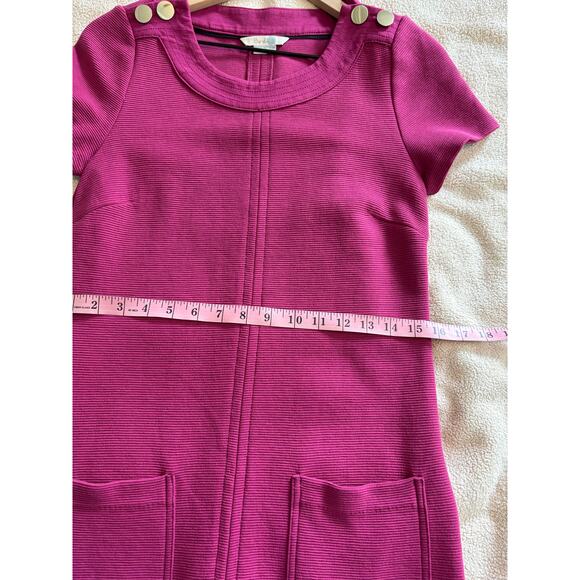 Boden Herimone Ottoman Ribbed Dress Size 4 Short Sleeve - Picture 9 of 9